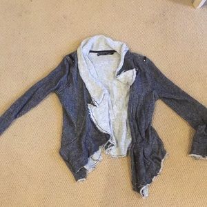 Gray Ruffled Jacket